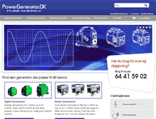 Tablet Screenshot of powergenerator.dk